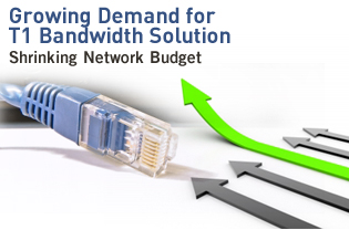 growing demand for t1 bandwidth solution shrinking network budget