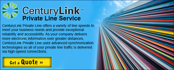 CenturyLink Private Line offers a variety of line speeds to meet your business needs and provide exceptional reliability and accessibility.