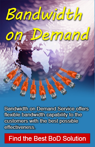 Bandwidth on Demand Service offers flexible bandwidth capability to the customers with the best possible effectiveness.