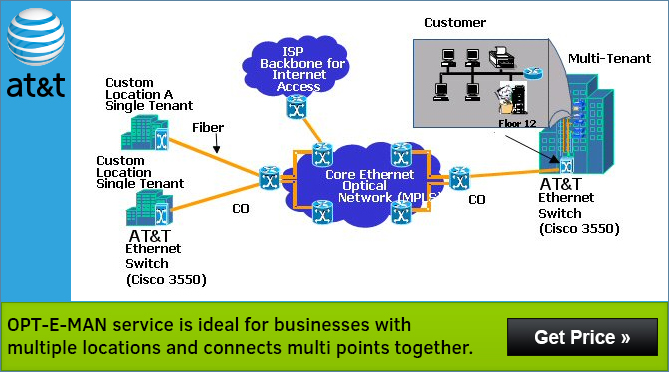 OPT-E-MAN service is ideal for businesses with multiple locations and connects multi points together.